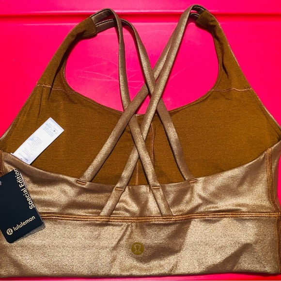 Lululemon Gold Energy Bra - Picture 1 of 4